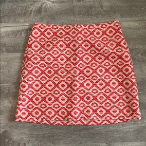LOFT patterned skirt